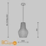 Подвесной светильник Maytoni Roots MOD191PL-01W1 - Фото 5