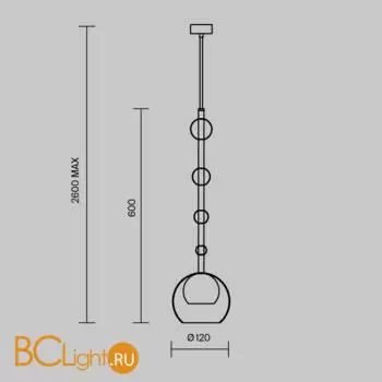 Подвесной светильник Maytoni Ros MOD227PL-01B1 - Фото 1