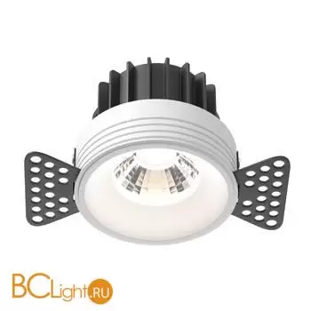 Встраиваемый светильник Maytoni Round DL058-12W4K-TRS-W