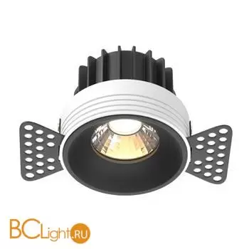 Встраиваемый светильник Maytoni Round DL058-12W3K-TRS-B