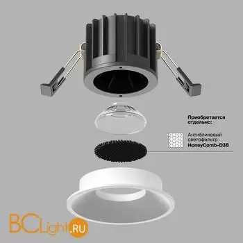 Встраиваемый светильник Maytoni Round DL058-12W3K-W - Фото 0