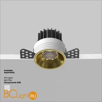 Встраиваемый светильник Maytoni Round new DL058-12W4K-TRS-BS - Фото 0