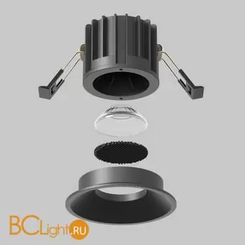 Встраиваемый светильник Maytoni Round new DL058-12W-DTW-B - Фото 4