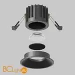 Встраиваемый светильник Maytoni Round new DL058-12W-DTW-B - Фото 4