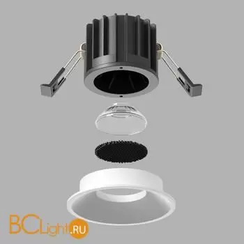 Встраиваемый светильник Maytoni Round DL058-12W2.7K-W - Фото 3