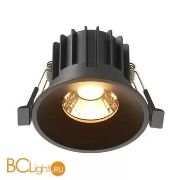 Встраиваемый светильник Maytoni Round DL058-12W2.7K-B