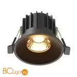 Встраиваемый светильник Maytoni Round DL058-12W2.7K-B