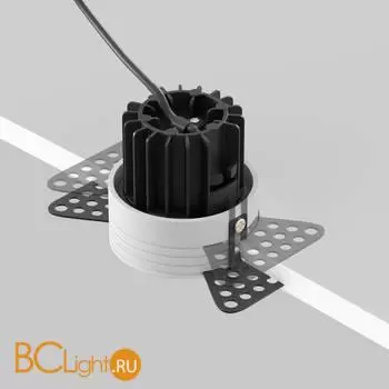 Встраиваемый светильник Maytoni Round DL058-7W2.7K-TRS-B - Фото 4