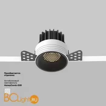 Встраиваемый светильник Maytoni Round DL058-7W2.7K-TRS-B - Фото 8