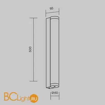 Уличный настенный светильник Maytoni Rounge O482WL-L16B3K - Фото 8