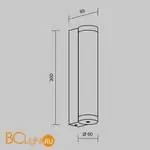 Уличный настенный светильник Maytoni Rounge O482WL-L12B3K - Фото 6