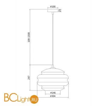 Подвесной светильник Maytoni Ruche P079PL-01AM - Фото 0