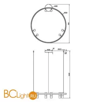 Подвесной светильник Maytoni Satellite MOD102PL-L42BK - Фото 0