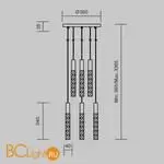 Подвесной светильник Maytoni Selemo MOD328PL-L18BS3K - Фото 5