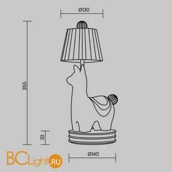 Настольная лампа Maytoni Senor Alpaca MOD377TL-L5W3K - Фото 11