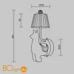 Бра Maytoni Senor Alpaca MOD377WL-L6W3K - Фото 7