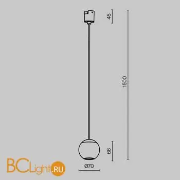 Трековый светильник Maytoni Sfera new TR165-1-8W3K-M-B - Фото 7