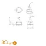 Встраиваемый светильник Maytoni Share DL053-01WB - Фото 3