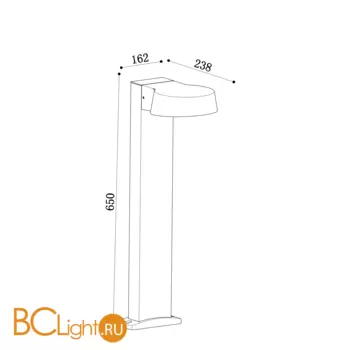 Садово-парковый фонарь Maytoni Share O443FL-L12GF3K - Фото 0