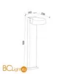 Садово-парковый фонарь Maytoni Share O443FL-L12GF3K - Фото 7