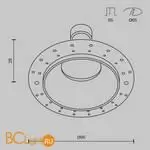 Встраиваемый светильник Maytoni Share DL126-GU10-TRS-MG - Фото 4
