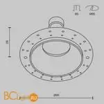 Встраиваемый светильник Maytoni Share DL126-GU10-TRS-W - Фото 4