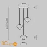 Подвесной светильник Maytoni Sirocco MOD359PL-L17BS3K - Фото 2