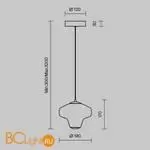 Подвесной светильник Maytoni Sirocco MOD359PL-L6BS3K - Фото 2
