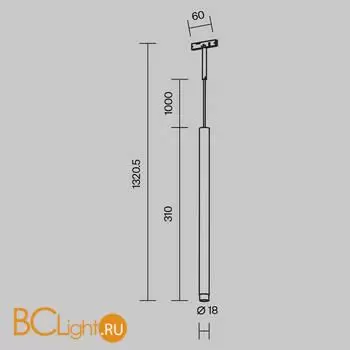 Трековый светильник Maytoni Skim new TR191-1-3W4K-M-BBS - Фото 6