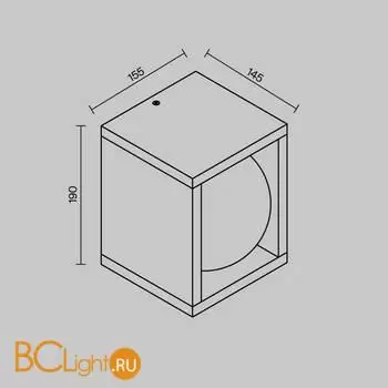 Уличный настенный светильник Slate O483WL-L10GF3K - Фото 8