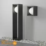 Уличный настенный светильник Slate O483WL-L10GF3K - Фото 6