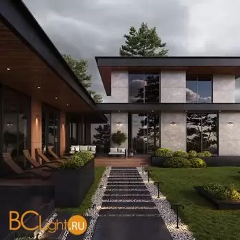 Уличный настенный светильник Maytoni Sleek O477WL-L4GF3K - Фото 0