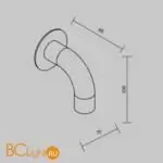 Уличный настенный светильник Maytoni Sleek O477WL-L2GF3K - Фото 8