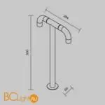 Ландшафтный светильник Maytoni Sleek O477FL-L4GF3K - Фото 8