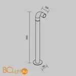 Ландшафтный светильник Maytoni Sleek O477FL-L2GF3K - Фото 6