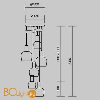 Подвесной светильник Maytoni Smart Casual new MOD414PL-06B - Фото 6
