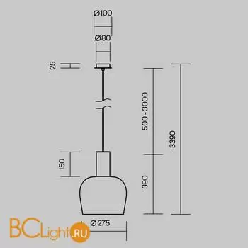 Подвесной светильник Maytoni Smart Casual new MOD414PL-L7B3K - Фото 4