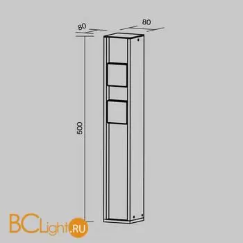 Уличная розетка Maytoni Outdoor Socket 2*2000Вт IP 54 O459FL-GF02SC - Фото 5
