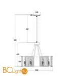 Подвесной светильник Maytoni Solar MOD087PL-06G - Фото 0