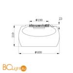 Потолочный светильник Maytoni Solen MOD074CL-L13B3K - Схема