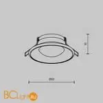 Встраиваемый светильник Maytoni Spark new DL096-GU10-W - Фото 6