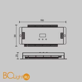 Контроллер для лестниц 32 канала DIM 1 канал Maytoni SPI 711006 - Фото 1