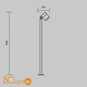 Ландшафтный светильник Maytoni Spira O497FL-L12B3K - Фото 7