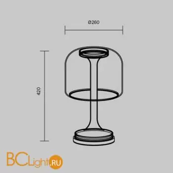 Настольная лампа Maytoni Spirito new MOD286TL-L18G3K - Фото 5