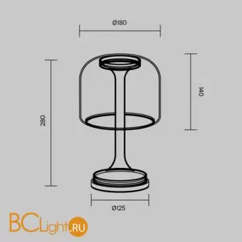 Настольная лампа Maytoni Spirito MOD286TL-L8G3K - Фото 5
