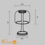 Настольная лампа Maytoni Spirito MOD286TL-L8G3K - Фото 5