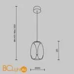 Подвесной светильник Maytoni Splash MOD282PL-L8G3K1 - Фото 3