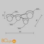 Потолочный светильник Maytoni Star sky MOD291CL-04BS - Фото 3