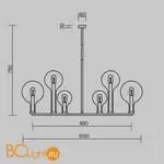 Люстра Maytoni Status MOD333PL-06BS1 - Фото 6