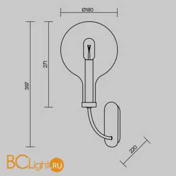Бра Maytoni Status MOD333WL-01B - Фото 4